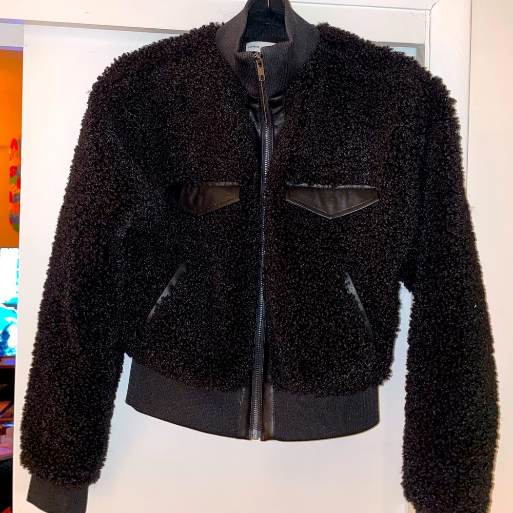 Express Teddy Jacket (Black) - image 1